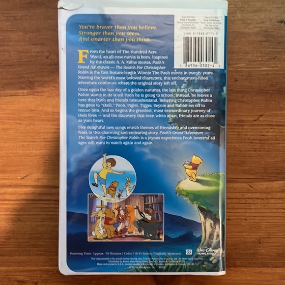 Pooh’s Grand Adventure; The Search for Christopher Robin. VHS movie. - Picture 2 of 3